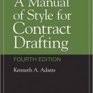 A Manual of Style for Contract Drafting 4th edition pdf version