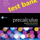 test bank Precalculus Graphs Models A Right Triangle Approach 6th edition pdf version