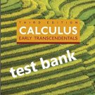 test bank Calculus: Early Transcendentals 3rd Edition pdf version