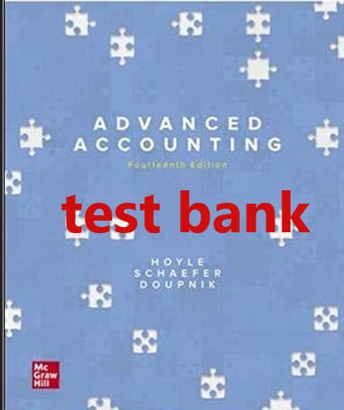 test bank Advanced Accounting 14th edition by Joe pdf version