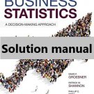 Soluion manual Business Statistics: A Decision-Making Approach 10th Edition  pdf version