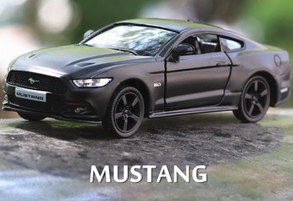 Ford mustang classical style alloy model 1/36 scale with 2 gates
