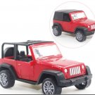 Chrysler Jeep Wrangler Rubicon classical style alloy model 1/36 scale -color:red