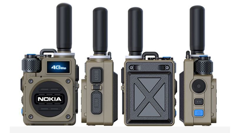 Nokia Military level Metal structure double PTT free switching walkie ...