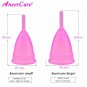 2pcs menstrual cup sterilizer period cup copa menstrual coppetta mestruale