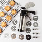 Biscuit Press Machine 13 Cookie Molds 8 Pastry Nozzles Delicious Cookies Maker