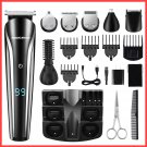 Professional Hair Clippers Cordless Beard Trimmer Shaver Nose Hair WATERPROOF