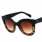 Kim Kardashian Sunglasses Oversized Top Flat Black Women Celine Fashion Cat Eye