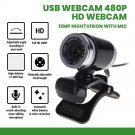 [5-DAY FAST & FREE SHIPPING} HD Webcam Camera with Microphone USB for PC Mac Windows XP/7/8/10/11