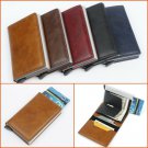 1Pcs RFID Blocking Leather Wallet AUTO POPUP Credit Card Holders Money Clip