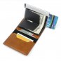 1Pcs RFID Blocking Leather Wallet AUTO POPUP Credit Card Holders Money Clip