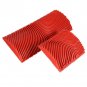 2Pcs 3 Inch + 6 Inch Wood Grain Paint Roller Rubber Imitation DIY Brush Painting