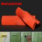 2Pcs 3 Inch + 6 Inch Wood Grain Paint Roller Rubber Imitation DIY Brush Painting