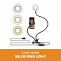 SHINING STAR 3" LED Ring Light Selfie Phone Stand Live Video Dimmable Makeup