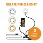 SHINING STAR 3" LED Ring Light Selfie Phone Stand Live Video Dimmable Makeup