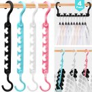 4 Pack College-Dorm-Room-Essentials for Girls, Closet-Organizers and Storage, Durable Plastic