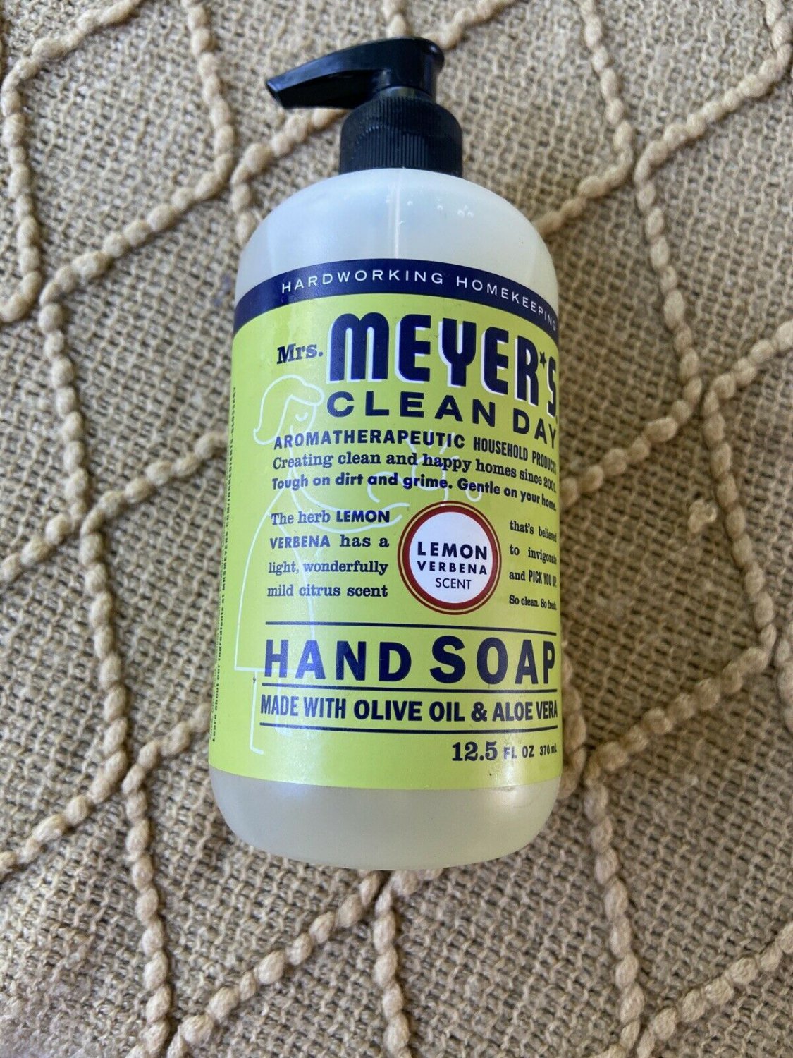 Mrs Meyers Clean Day Liquid Hand Soap Lemon Verbena 12 5 Fl Oz