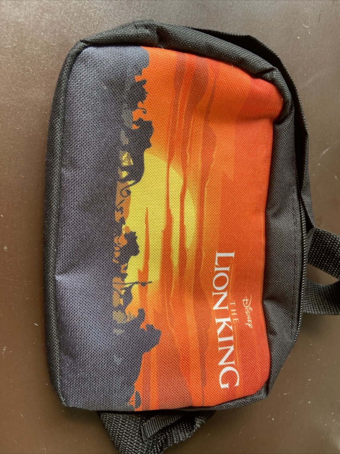 Disney The Lion King Movie Boys/' Barrel Belt Bag Zip Fanny Pack Sunrise Scene