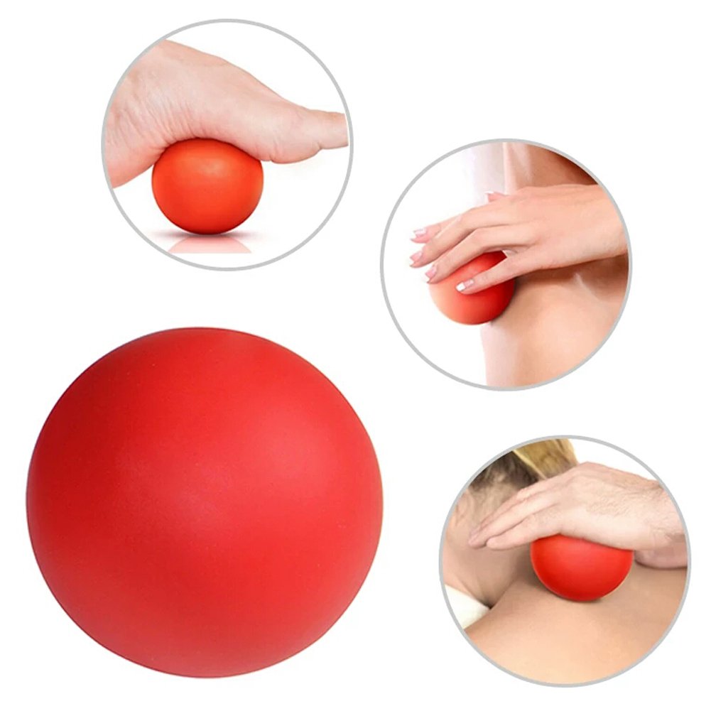ACEVER Trigger Point Massage Balls for Myofascial Plantar Fasciitis Muscle Knots Yoga (2-piece set)