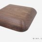 walnut wood candy/cake plate coffee salver