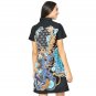 BATIK/HAND DYEING WOMAN DRESS LOKATARA PATTERN BLACK