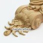 Unfinished Carved Wood Pair Corbels - Lions