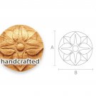 Architectural oak rosettes wall art (10 pc.)