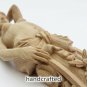 Carved wood pair corbels Caryatid, Woman carving, for Fireplace Surround, mantel