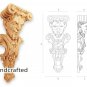 Carved wood pair corbel Bacchus, dionysus, carved Decor for wine cellar
