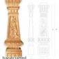Victorian wooden spindles designs - Stair parts (10 pc.)