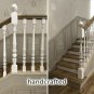 Victorian Banister Newel Post for Staircase (Set of 2) hand carved wood