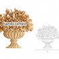 Artistic wood onlays for fireplace (10 pc.)