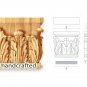 Custom made wood capitals for interior (10 pc.)