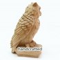 Carved wood finial Owl wood Owl carving statue newel post top cap