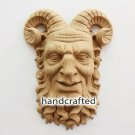 SET OF 10 Satyr High Quality Decor Reproduction Carved Mask Greek Unique Wood