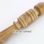 Decorative Wood Newel Posts for Staircase (Set of 2) hand carved wood
