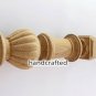 Custom Made Exterior Newel Post Stair (Set of 2) hand carved wood