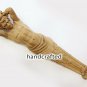 Pair carved wood corbels Atlant Woodcarving Fireplace mantel surround