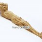 Pair carved wood corbels Atlant Woodcarving Fireplace mantel surround