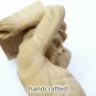 Pair carved wood corbels Atlant Woodcarving Fireplace mantel surround