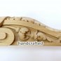 Pair carved wood corbels Atlant Woodcarving Fireplace mantel surround