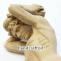 Pair carved wood corbels Atlant Woodcarving Fireplace mantel surround
