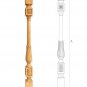 Decorative wood stair balusters designs - Stair parts (10 pc.)