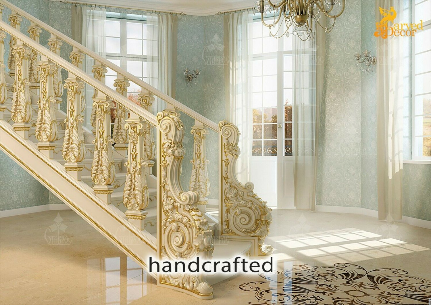 Custom Made Oak Stair Balusters for sale - Stair parts (10 pc.)
