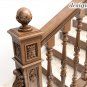 Decorative Globe Carved Newel Post Cap (Set of 10)