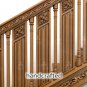 Victorian wood balusters for sale - Stair parts (10 pc.)
