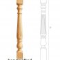 Custom Made Carved Stair Banister and spindles for sale - Stair parts (10 pc.)