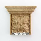 Carve wood capitals (SET OF 10). Decor for columns, pillars
