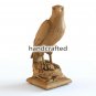 Wooden decorative newel post cap Hawk, wood carving statue Hawk, finial bird