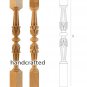 Ornamental Newel Design Newel posts stair (Set of 2) hand carved wood
